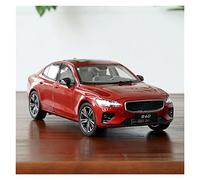 1/18 pour 2020 Volvo Nouvelle Génération S60 Métal Moulé sous Pression Haute Simulation Modèle De Voiture Artisanat(Rouge)