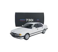 1:18 pour BMW 730i (E32) 1986 Blanc Entièrement Ouvert Alliage Modèle De Voiture Jouet Voiture Cadeau Collection Enfants Voiture Miniature De Collection