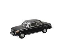 1:18 pour BMW Alpina Série 1 1974-71 Alliage Modèle De Voiture Collection Ornements Statiques Miniature De Collection(Black)