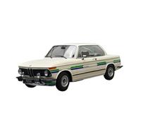 1:18 pour BMW Alpina Série 1 1974-71 Alliage Modèle De Voiture Collection Ornements Statiques Miniature De Collection(White)