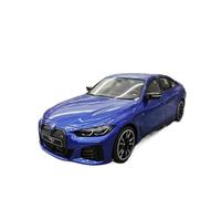 1:18 pour BMW I4 M50 Nouvelle Simulation D'énergie Résine Modèle De Voiture Édition Limitée Fans Collection Décoration