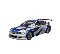 1:18 pour BMW M3 GTR E46 Voiture De Sport De Course De Quatrième Génération Ornements De Collection Voiture Miniature De Collection