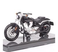 1:18 pour Breakout 2016 Alliage Série Modèle Moulé sous Pression Noir Moto Cruiser Modèle Touring Collection pour Enfants