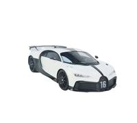 1 18 pour Bugatti Chiron Pur Sport Blanc Résine Modèle De Voiture Jouet Kit Cadeau De Vacances Collection De Passe-Temps Jouets Non RC