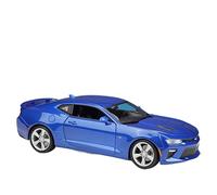 1 18 pour Chevrolet Camaro SS2016 Classique Haute Simulation Alliage Moulage sous Pression modèle Voiture Collection Cadeau(Bleu)