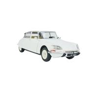 1:18 pour Citroën D Spécial Blanche 1972 Berline Blanche Alliage Modèle De Voiture Ouverte Jouet Voiture Cadeau Collection Voiture Miniature De Collection
