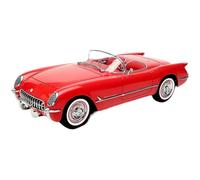 1 18 pour Corvette 1954 Elvis Berline Décapotable Rouge Alliage Simulation Jouet Voiture Modèle Ornement Cadeau Voiture Miniature De Collection