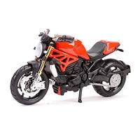 1:18 pour Ducati-Monster1200S Véhicules Moulés sous Pression Statiques Loisirs À Collectionner Modèle De Moto pour Cadeaux pour Enfants Jouets