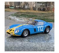 1 18 pour Ferrari 250GTO Simulation Alliage Voiture De Course Modèle Statique Véhicule À Collectionner Souvenirs Ornement Jouets Non RC(Bleu)