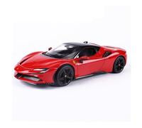 1 18 pour Ferrari SF90Stradale Modèle De Voiture De Sport Simulation Alliage Voiture Jouet 26CM Décoratif Bureau Affichage Collection Garçons Hommes