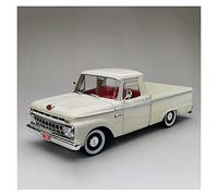 1 18 pour Ford F100 Alliage Moulé sous Pression Pick-up Modèle De Voiture Simulation Véhicule Adulte Collection Ornement(White)