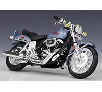 1:18 pour FXS Low Rider 1977 Bleu Moto Vélo Modèle Moulé sous Pression pour Cadeaux pour Enfants Collection Adulte