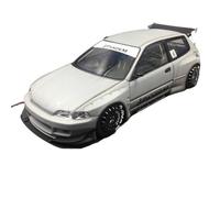 1 18 pour Honda Civic EG6 Post-War Grey Older Modèle De Voiture en Résine Kit De Jouet Cadeau De Vacances Collection Jouets Non RC