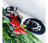 1:18 pour Hypermotard Alliage Moto Modèle Jouet Voiture Cadeau Collection avec Amortisseur Course Modèle Garçon Jouet