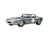 1:18 pour Jaguar Lightweight E-Type Modèle De Voiture Classique Gris Collection Adulte Ornements(Gray)