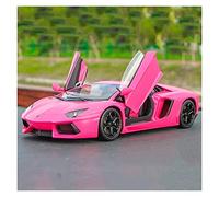 1 18 pour Lamborghini LP700-4 Supercar Alliage Modèle De Voiture Moulé sous Pression Jouet Véhicule Collection Enfants Cadeaux Jouets Non RC(Rose)