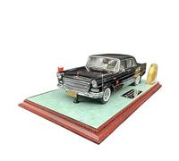 1:18 pour Le Modèle De Voiture De Simulation en Métal Hongqi CA72 Souvenirs Décoratifs Multifonctionnels Voiture Miniature De Collection(Black)