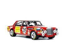 1:18 pour Mercedes-Benz 300 SEL 6.8 Red Pig 1971 Modèle De Voiture en Alliage Ornement Véhicule en Métal Jouet Cadeau Voiture Miniature De Collection(Rouge)