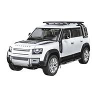 1/18 pour Range Land Rover Defender Échelle Modèles Voitures en Alliage Affichage Modèles Véhicules Ornements Collection Décoratifs Réplique de Véhicule(White)