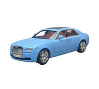 1:18 pour Rolls-Royce Ghost Voiture Alliage Simulation Voiture Modèle Collection Cadeau Aux Amis Et Aux Proches(Light Blue)