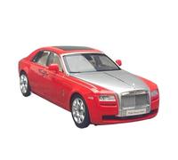 1:18 pour Rolls-Royce Ghost Voiture Alliage Simulation Voiture Modèle Collection Cadeau Aux Amis Et Aux Proches(Red Silver)