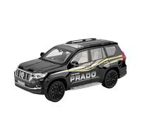 1:18 pour Toyota Prado Land Cruiser SUV Simulation Alliage Modèle De Voiture De Sport Souvenirs De Collection Voiture Miniature De Collection(Black)