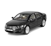 1 18 pour Volkswagen Phaeton simulateur Alliage Zinc Retirer Jouet modèle Voiture pour garçons Cadeaux Ornement(Noir)