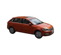 1: 18 pour Volkswagen Santana Édition Voyage Alliage Moulé sous Pression Modèle Voiture Adulte Cadeau De Saint Valentin Réplique de Véhicule(Orange)
