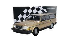 1:18 pour Volvo 240 GL 1986 Modèle De Voiture en Alliage Scellé Jouet Voiture Cadeau Collection Enfants Adulte Passe-Temps Voiture Miniature De Collection(Brass)