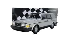 1:18 pour Volvo 240 GL 1986 Modèle De Voiture en Alliage Scellé Jouet Voiture Cadeau Collection Enfants Adulte Passe-Temps Voiture Miniature De Collection(Argent)