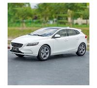 1/18 pour Volvo V40 Métal Moulé sous Pression Haute Simulation Version De Voyage Décoration De Modèle De Voiture(Bianco)