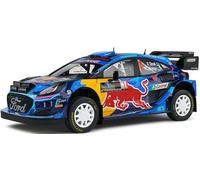 1/18 Solido FORD PUMA HYBRID BLEU #8 TANAK SUEDE 2023 S1809503