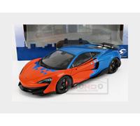 1:18 SOLIDO Mclaren 600Lt F1 Team Tribute Livery 2019 Orange Blue SL1804503