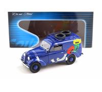 1:18 Solido Renault Juvaquatre 1952 Michelin Bleu Foncé