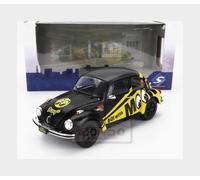 Solido – Modèle réduit Volkswagen Beetle 1303 Mooneyes 1974 bicolore noir/jaune 1/18