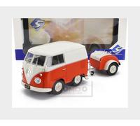 Solido 1:18 Cool Combi 1950 Orange et blanche