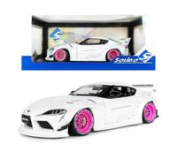 Solido Miniature 1:18 Toyota GR Supra Liberty Walk Body Kit 2025 Blanc/Rose