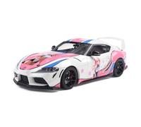 Solido Voiture miniature Toyota GR Supra 2024 Échelle 1/18 Monté métal Itasha blanche