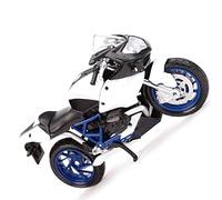1/18 Véhicules Moulés sous Pression Statiques Blancs Loisirs À Collectionner Modèle De Moto pour Cadeaux pour Enfants Jouets pour HP2 Sport