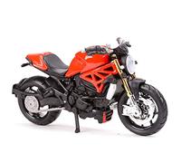 1/18 Véhicules Statiques Moulés sous Pression Loisirs À Collectionner Modèle De Moto pour Cadeaux pour Enfants Jouets pour Monster 1200S