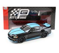 1:18 Voiture Monde 2016 FORD MUSTANG GT 5.0 COUPE PETTY'S GARAGE Noir/ Bleu