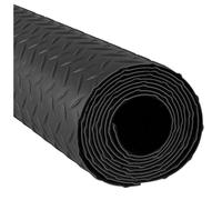 1.2 × 2m Tapis de Garage, Revêtement de Sol PVC en Rouleau avec Motif de Diamant, Protection sous Voiture, Idéal pour Garage, Remorque, Atelier, Résistant à l'eau et aux Taches