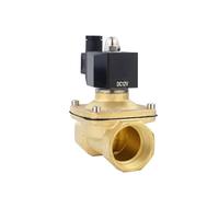 1/2" 3/4'' 1'' 1-1/4'' 2'' IP65 Waterproof Normally Closed Solenoid Valve 220V 110V 24V 12V Brass Electric Solenoid Valve(1/2",24VAC)