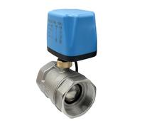 1/2" 3/4" 1" 1-1/4" 2'' Normally Closed/Open Motorized Ball Valve 220v 12v 24v Stainless Steel Electric Ball Valve For Water(DN25,220VAC_CLOSED)
