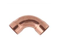 1/2" 3/4" 1" 12.7 16 19 22 25.4 28.6 32-67mm ID Copper End Feed Long Radius 90 Degree Elbow Fitting Coupler For Air Conditioner(ID 32mm Wall 1.5mm)