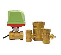 1/2" 3/4" 1" 2" IP65 Waterproof Electric Ball Valve DN15 DN20 DN25 Motorized Brass Ball Valve 220V 110V 24V 12V AC/DC(220VAC_CR03)