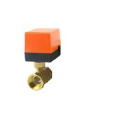 1/2" 3/4" 1" Brass 2-way Motorized Ball Valve DN15/DN20/DN25 Three-Wire Two-control Electric Solenoid Valve 220V AC 12V DC(1",220VAC_3 WIRE - 2 POINT)