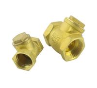 1/2" 3/4" 1" Brass Horizontal Check Valve BSP Female Thread Swing Valve DN15 DN20 DN25 Non-return(1/2")