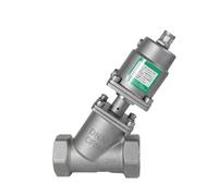 1/2" 3/4" 1" Pneumatic Angle Seat Valve Stainless Steel Female Thread DN15 DN20 DN25 High Temperature Steam Quick Shut-Off Valve(1-1/2",A TYPE_DOUBLE ACTING)