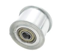 1/2/3/4/5/10 pièces 25 dents 3M poulie tendeur alésage 7mm 8mm 9mm avec roulement for largeur 10/15mm régulation synchrone HTD3M poulie 25T 25 dents(Bore 9mm No teeth,5pcs 15mm)